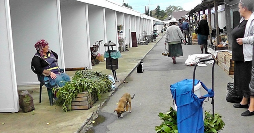 Жительницы Абхазии. Фото Анны Грицевич для "Кавказского узла".