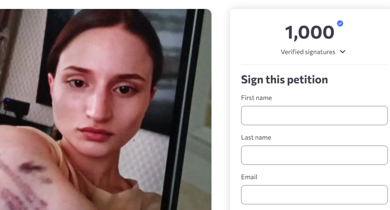 Страница петиции с требованием расследовать смерть Айшат Баймурадовой, https://www.change.org/p/justice-for-aishat-call-on-armenia-for-a-transparent-investigation 