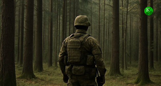 Военный. Иллюстрация "Кавказского узла" созданная ИИ при помощи программы Copilot