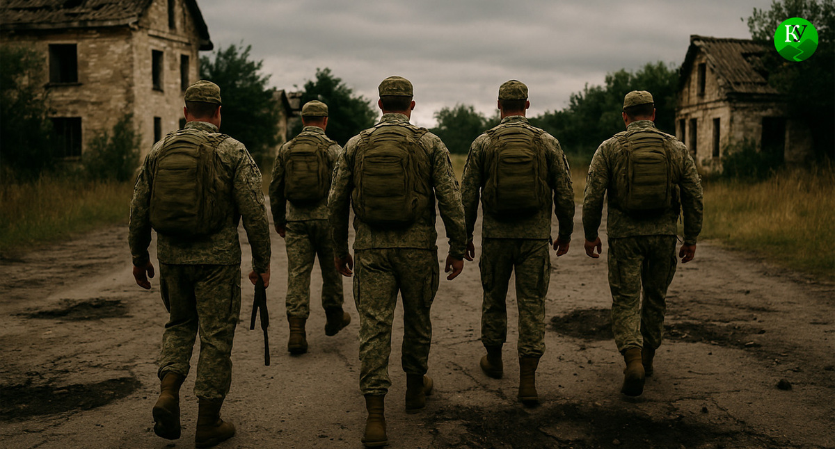 Военные на СВО. Иллюстрация создана «Кавказским узлом» с помощью ИИ в программе Copilot