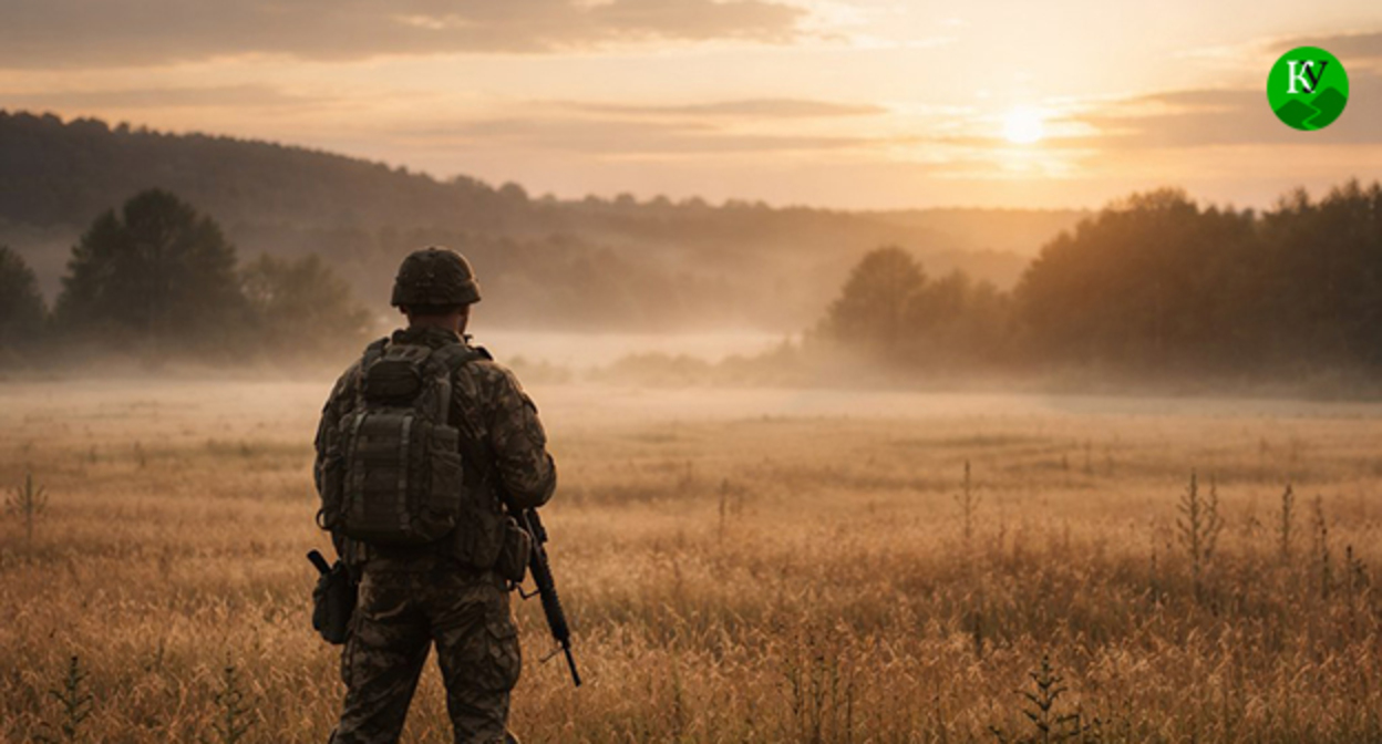 Военный. Иллюстрация "Кавказского узла" созданная ИИ при помощи программы Copilot