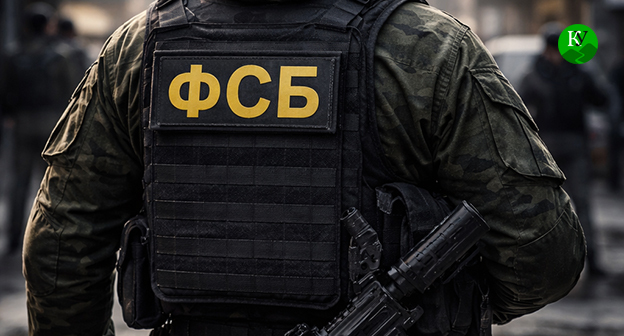 Cотрудник ФСБ. Иллюстрация создана "Кавказским узлом" при помощи ИИ в программе Copilot