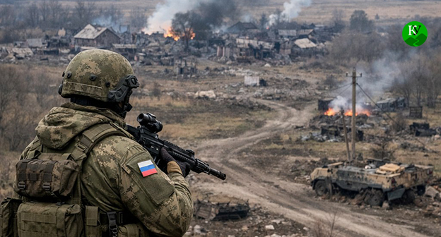 Военнослужащий. Иллюстрация создана "Кавказским узлом" при помощи ИИ в программе Copilot