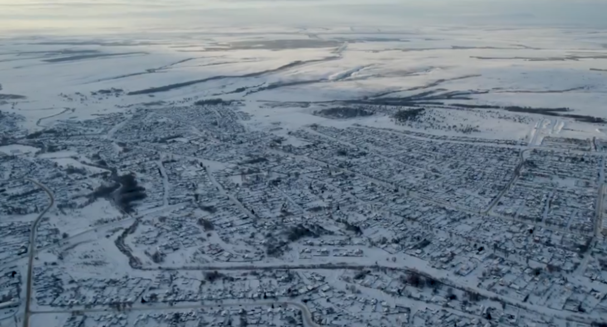 Котово зимой. Стоп-кадр видео Kotovo_live https://vk.com/video-137671961_456242240