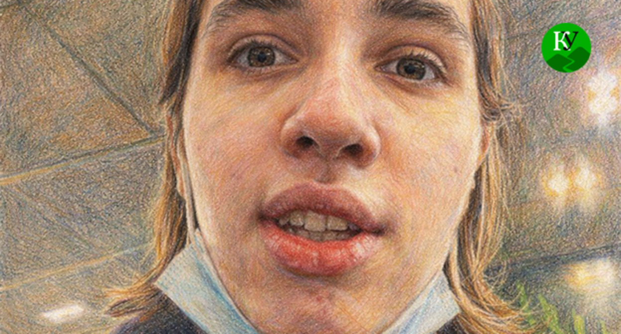 Айна Манькиева. Иллюстрация создана "Кавказским  узлом" при помощи ИИ в программе Copilot