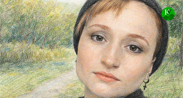 Айшат Баймурадова. Иллюстрация создана "Кавказским узлом" при помощи ИИ в программе Copilot