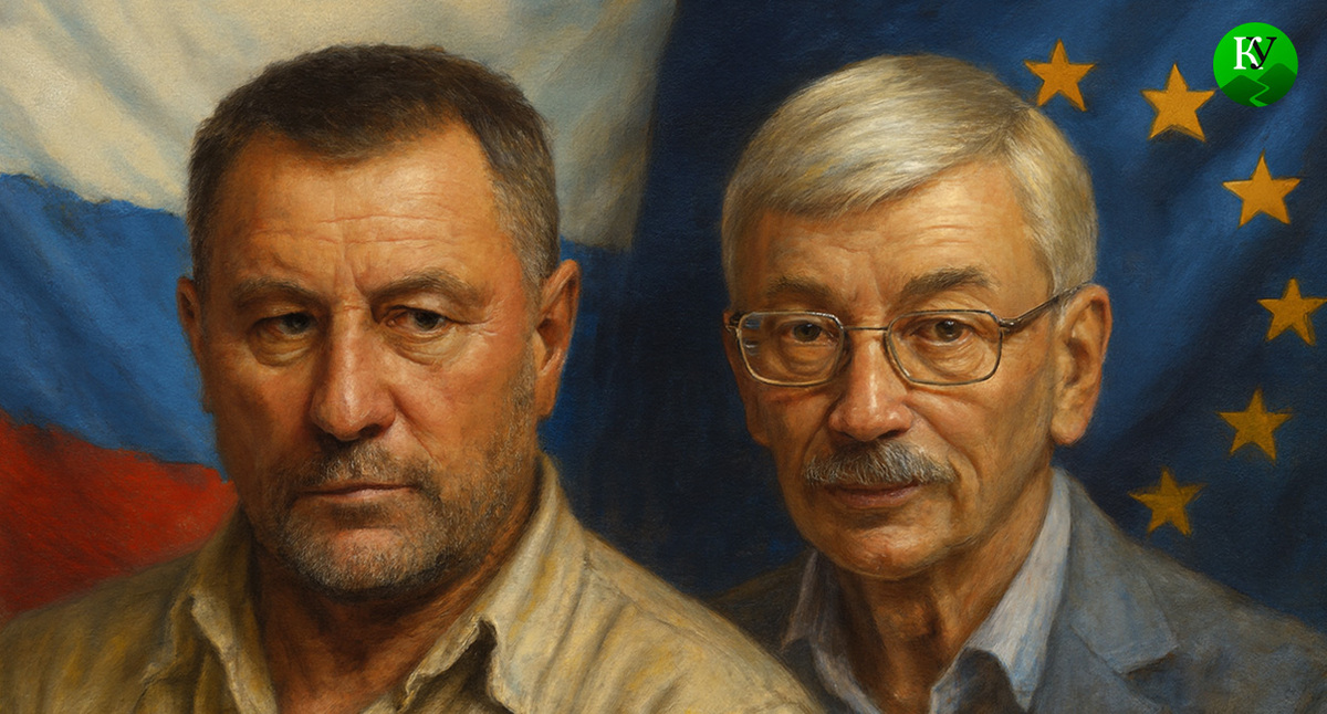 Руслан Кутаев* и Олег Орлов*. Иллюстрация создана «Кавказским узлом» с помощью ИИ в программе Copilot * внесены в реестр иноагентов. Руслан Кутаев* и Олег Орлов*. Иллюстрация создана «Кавказским узлом» с помощью ИИ в программе Copilot * внесены в реестр иноагентов.