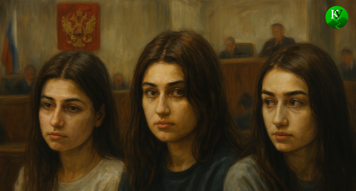 Сестры Хачатурян. Иллюстрация создана «Кавказским узлом» с помощью ИИ в программе Copilot