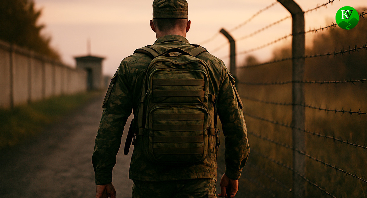 Военный покидает часть. Иллюстрация создана «Кавказским узлом» с помощью ИИ в программе Copilot Военный покидает часть. Иллюстрация создана «Кавказским узлом» с помощью ИИ в программе Copilot