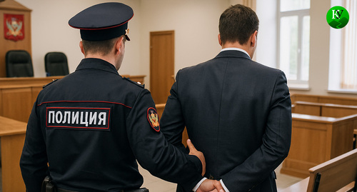 Силовик и чиновник. Иллюстрация создана «Кавказским узлом» с помощью ИИ в программе Copilot