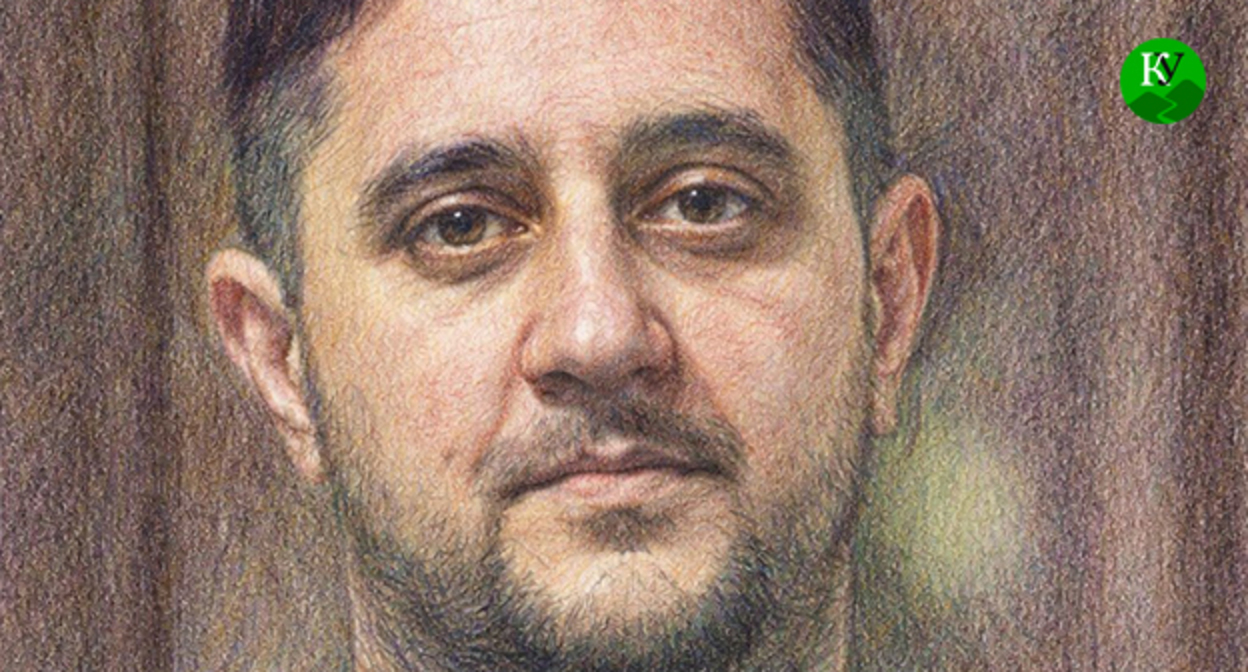 Арег Щепихин. Иллюстрация создана "Кавказским узлом" при помощи ИИ в программе Copilot