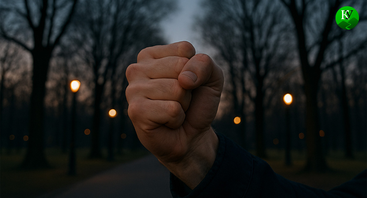 Кулак на фоне парка. Иллюстрация создана «Кавказским узлом» с помощью ИИ в программе Copilot Кулак на фоне парка. Иллюстрация создана «Кавказским узлом» с помощью ИИ в программе Copilot