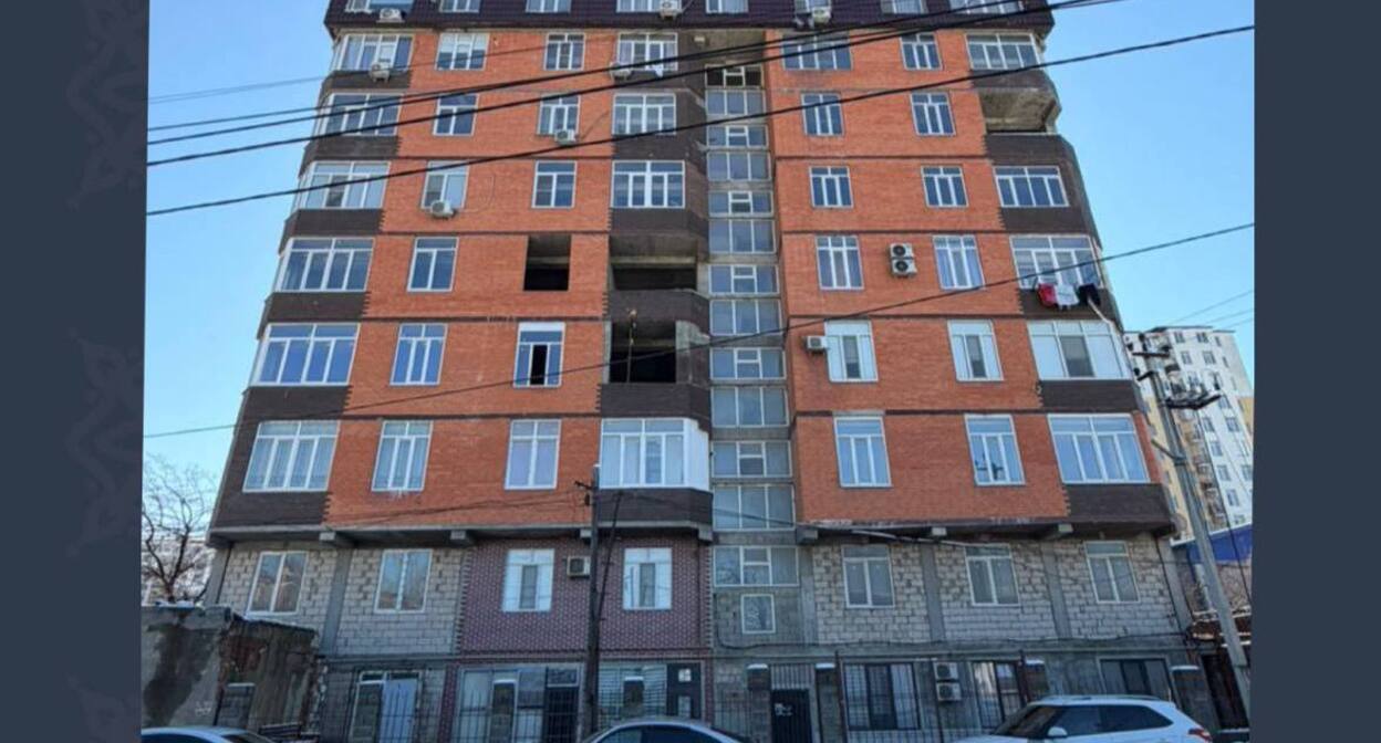 Дом на улице Азизова, 66. Фото: Администрация Махачкалы / Telegram