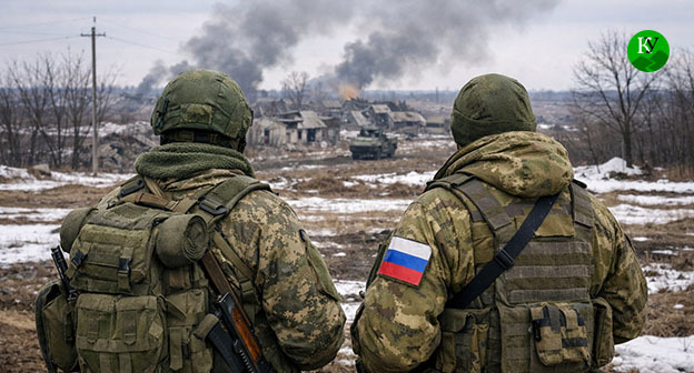 Военнослужащие. Иллюстрация создана "Кавказским узлом" при помощи ИИ в программе Copilot