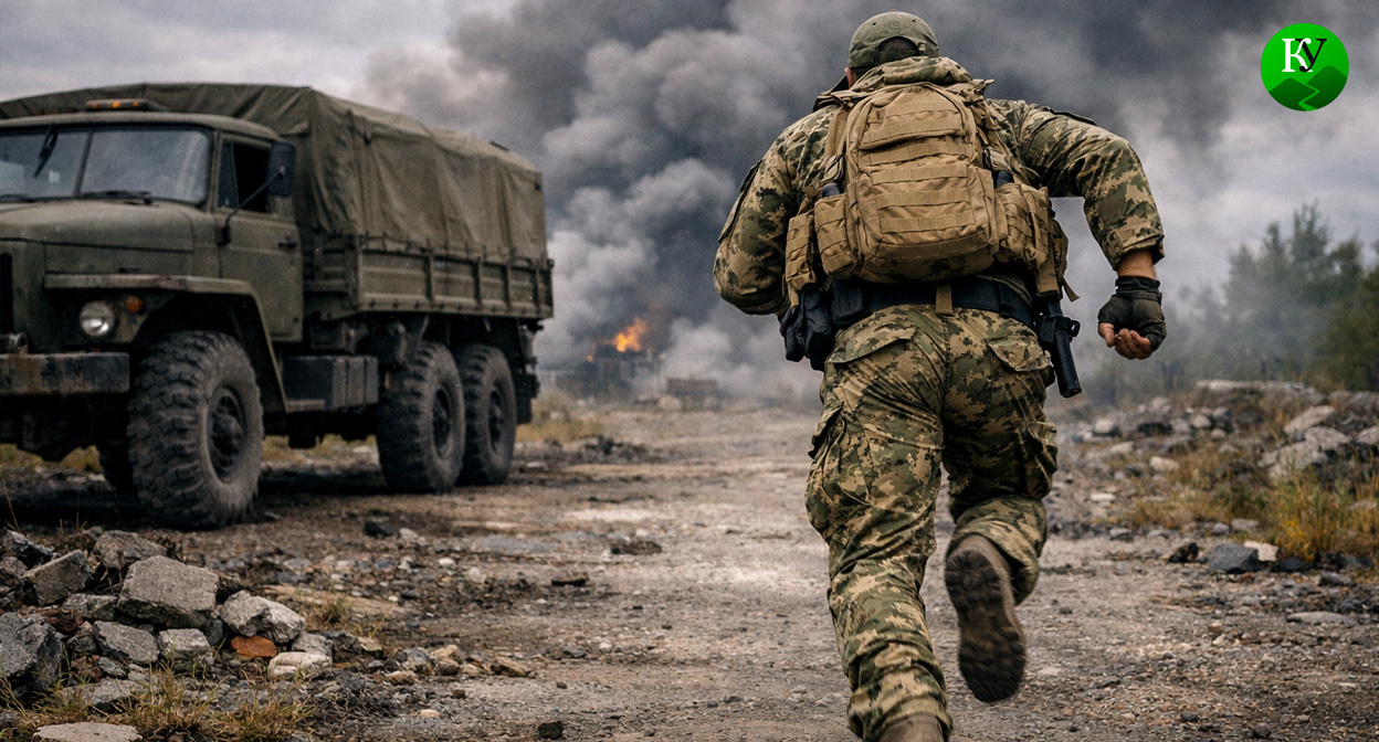 Военный на СВО. Иллюстрация создана «Кавказским узлом» с помощью ИИ в программе Copilot Военный на СВО. Иллюстрация создана «Кавказским узлом» с помощью ИИ в программе Copilot