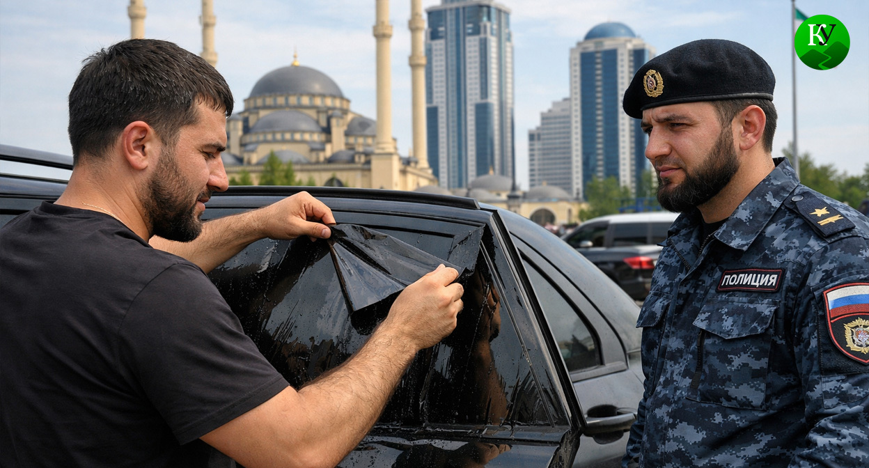Мужчина сдирает пленку. Иллюстрация создана «Кавказским узлом» с помощью ИИ в программе Copilot Мужчина сдирает пленку. Иллюстрация создана «Кавказским узлом» с помощью ИИ в программе Copilot