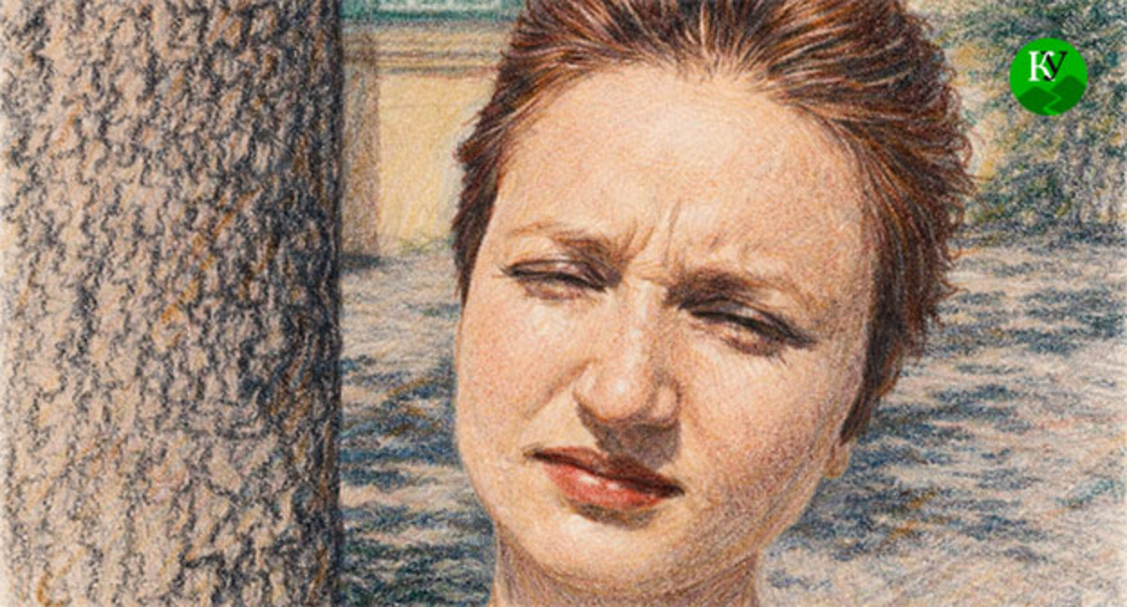 Айшат Баймурадова. Иллюстрация создана "Кавказским узлом" при помощи ИИ в программе Copilot