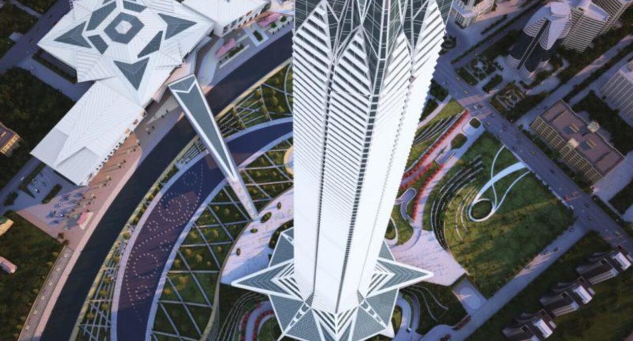 Проект небоскреба "Ахмат-тауэр" в Грозном. Фото: Грозный Информ https://www.grozny-inform.ru/news/society/182258/ Проект небоскреба "Ахмат-тауэр" в Грозном. Фото: Грозный Информ https://www.grozny-inform.ru/news/society/182258/