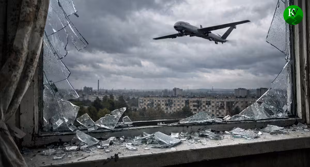 БПЛА в небе. Иллюстрация создана «Кавказским узлом» с помощью ИИ в программе Copilot БПЛА в небе. Иллюстрация создана «Кавказским узлом» с помощью ИИ в программе Copilot