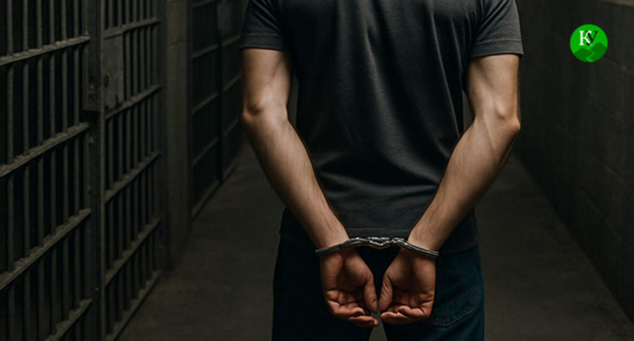 Мужчина в наручниках. Иллюстрация "Кавказского узла" созданная ИИ при помощи программы Copilot Мужчина в наручниках. Иллюстрация "Кавказского узла" созданная ИИ при помощи программы Copilot