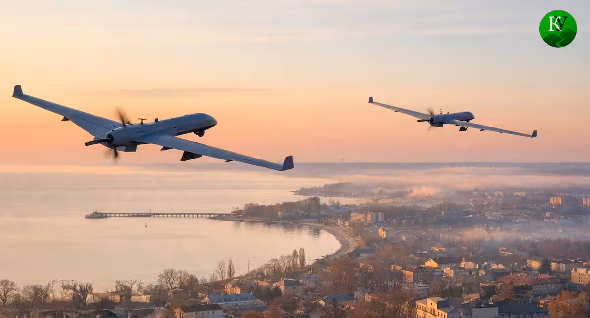 БПЛА над городом. Иллюстрация создана «Кавказским узлом» с помощью ИИ в программе Copilot БПЛА над городом. Иллюстрация создана «Кавказским узлом» с помощью ИИ в программе Copilot