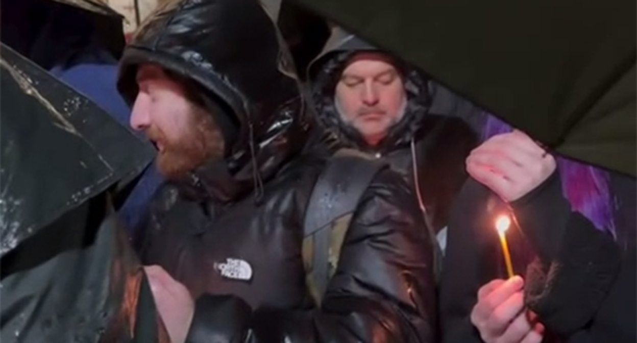 Паминальная панихида в память о 9 апреля. Апрель 2026 г. Скриншот видео https://t.me/Tbilisi_life/45815 Паминальная панихида в память о 9 апреля. Апрель 2026 г. Скриншот видео https://t.me/Tbilisi_life/45815