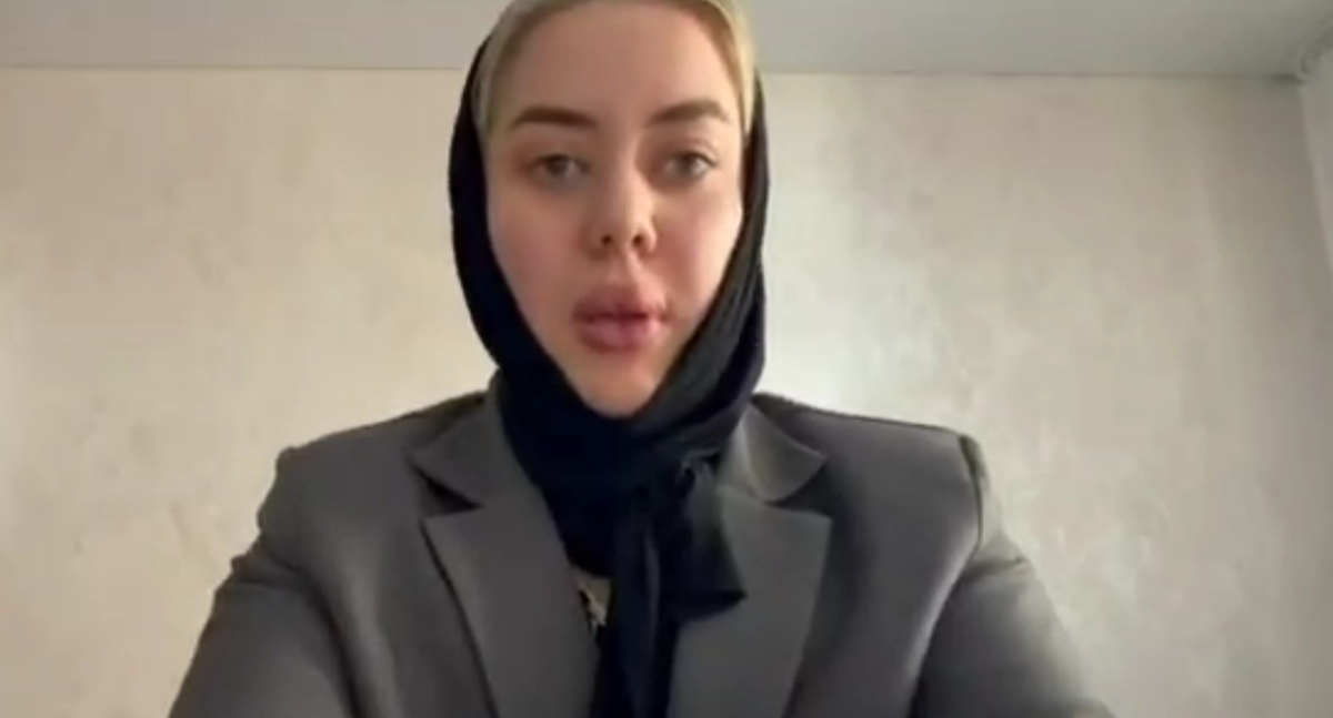 Стоп-кадр видеообращения Белкисы к Александру Бастрыкину https://t.me/bloodysx/54358 Стоп-кадр видеообращения Белкисы к Александру Бастрыкину https://t.me/bloodysx/54358