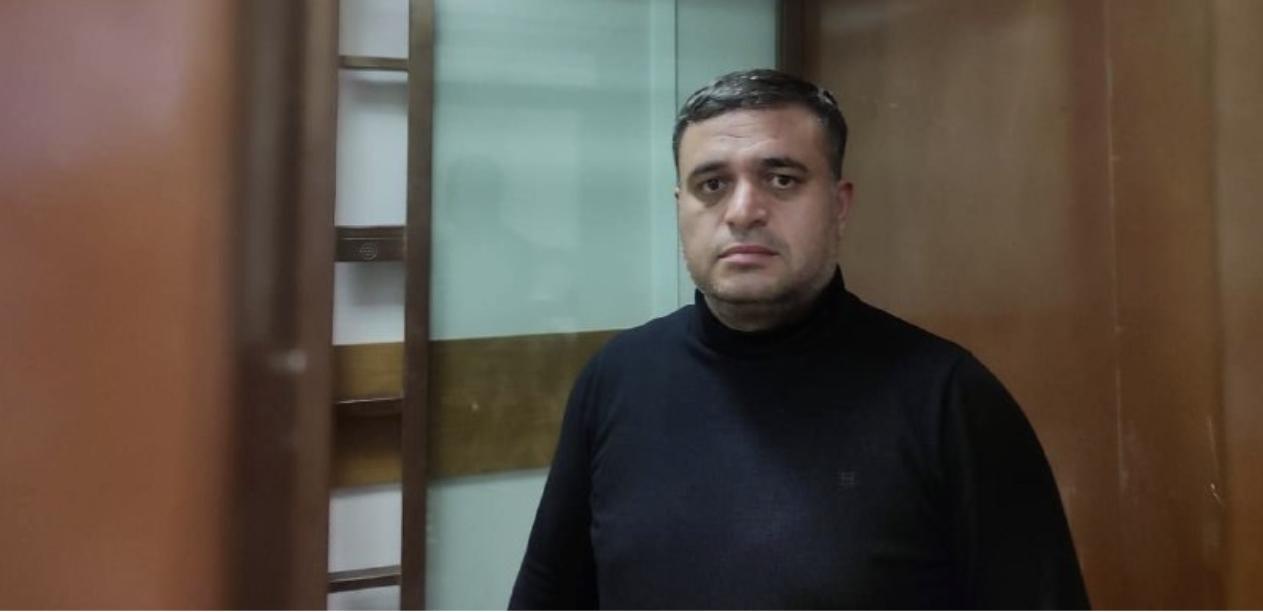 Шамсутдин Шамсутдинов в зале суда. Фото: Суды общей юрисдикции города Москвы / Telegram