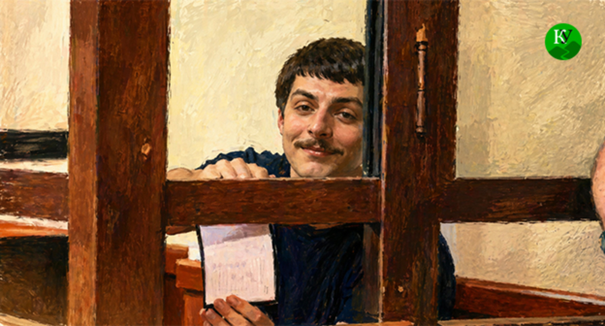 Саба Джикия. Иллюстрация создана "Кавказским узлом" при помощи ИИ в программе Copilot