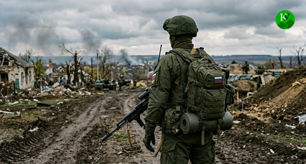 Военнослужащий. Иллюстрация создана "Кавказским узлом" при помощи ИИ в программе Copilot