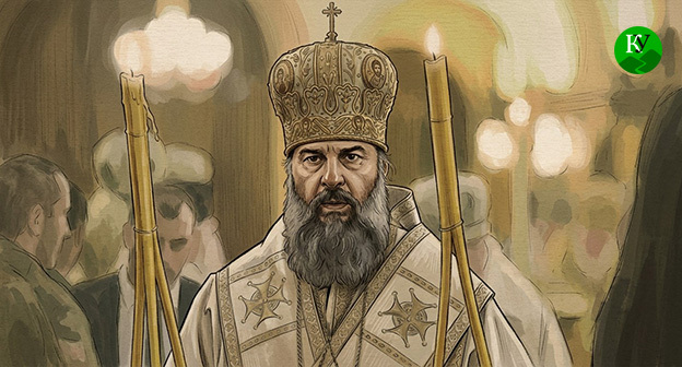 Митрополит Сенакский и Чхороцкуйский Шио. Иллюстрация создана "Кавказским узлом" при помощи ИИ в программе Copilot Митрополит Сенакский и Чхороцкуйский Шио. Иллюстрация создана "Кавказским узлом" при помощи ИИ в программе Copilot