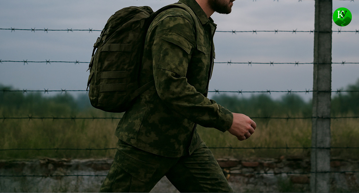 Военный покидает часть. Иллюстрация создана «Кавказским узлом» с помощью ИИ в программе Copilot Военный покидает часть. Иллюстрация создана «Кавказским узлом» с помощью ИИ в программе Copilot