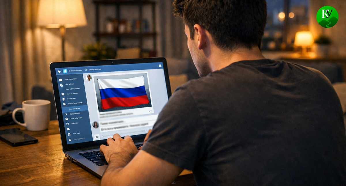 Мужчина оставляет комментарий. Иллюстрация создана «Кавказским узлом» с помощью ИИ в программе Copilot Мужчина оставляет комментарий. Иллюстрация создана «Кавказским узлом» с помощью ИИ в программе Copilot