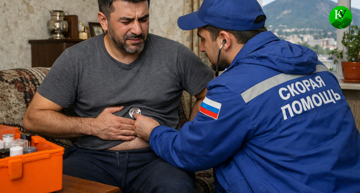 Боль в животе. Иллюстрация создана «Кавказским узлом» с помощью ИИ в программе Copilot Боль в животе. Иллюстрация создана «Кавказским узлом» с помощью ИИ в программе Copilot
