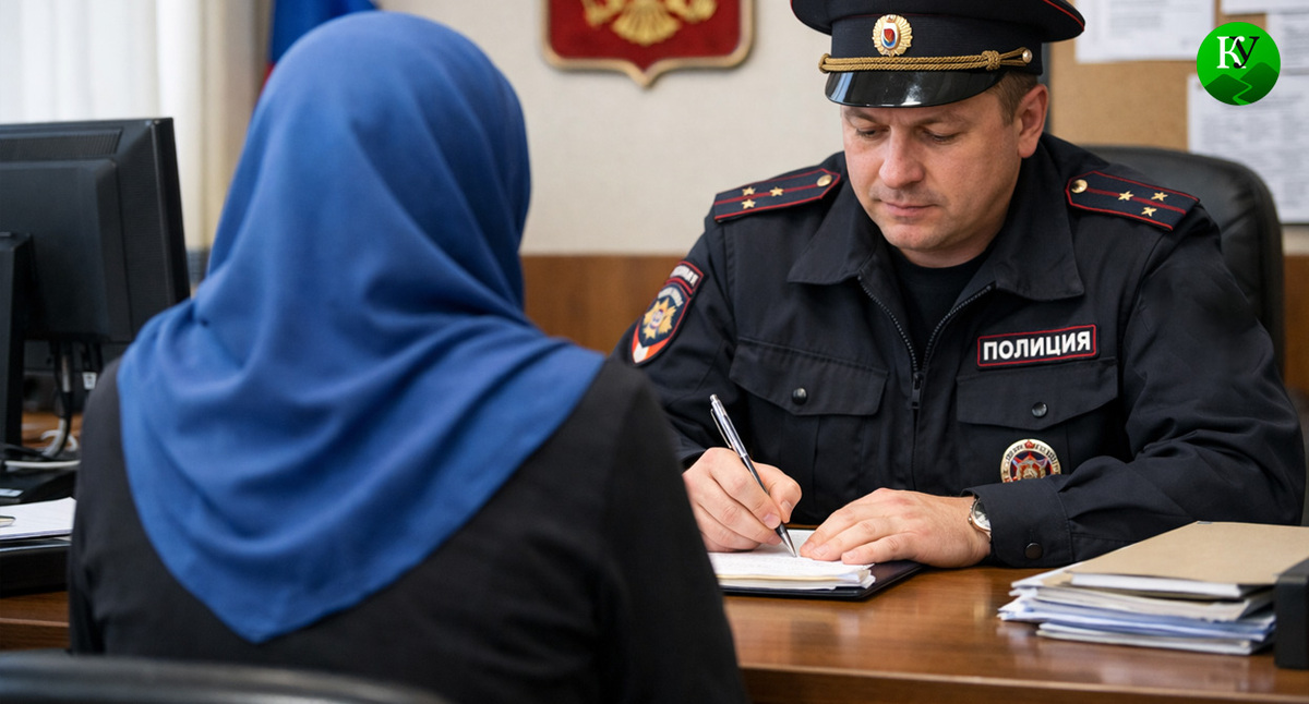 Женщина на допросе. Иллюстрация создана «Кавказским узлом» с помощью ИИ в программе Copilot Женщина на допросе. Иллюстрация создана «Кавказским узлом» с помощью ИИ в программе Copilot