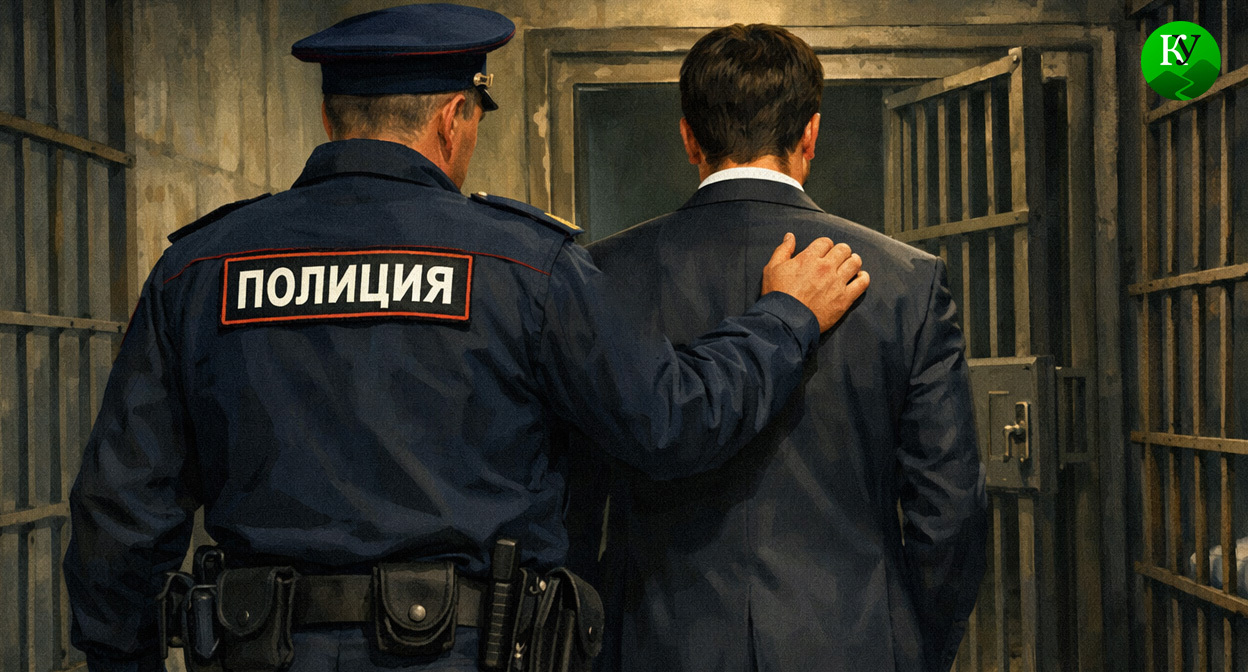 Директор в СИЗО. Иллюстрация создана «Кавказским узлом» с помощью ИИ в программе Copilot Директор в СИЗО. Иллюстрация создана «Кавказским узлом» с помощью ИИ в программе Copilot