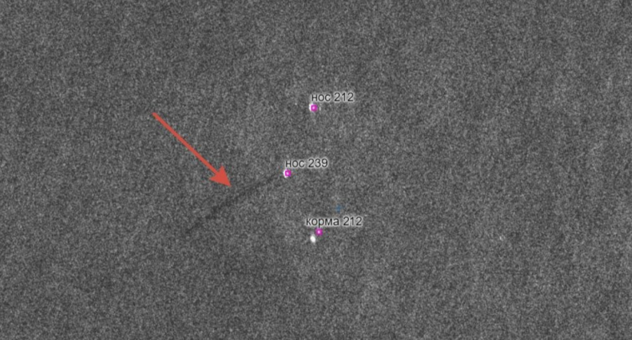 Утечки из танкеров. Скриншот фото Pixel Planet, https://t.me/sat_view/108 Утечки из танкеров. Скриншот фото Pixel Planet, https://t.me/sat_view/108