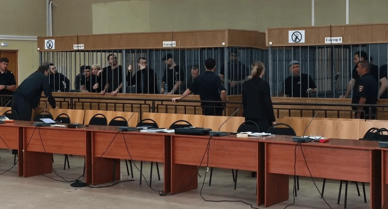 Выездное заседание Южного военного суда в Нальчике. Фото "Коммерсант" от 26.08.26,https://www.kommersant.ru/doc/8908913