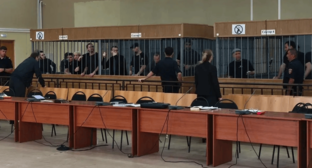 Выездное заседание Южного военного суда в Нальчике. Фото "Коммерсант" от 26.08.26,https://www.kommersant.ru/doc/8908913