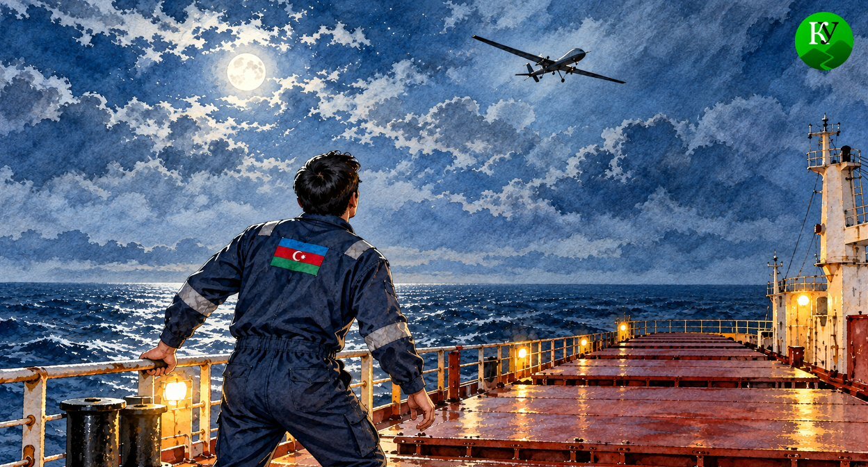 Азербайджанский моряк. Иллюстрация создана «Кавказским узлом» с помощью ИИ в программе Copilot Азербайджанский моряк. Иллюстрация создана «Кавказским узлом» с помощью ИИ в программе Copilot