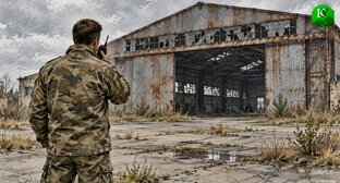 Военный на СВО. Иллюстрация создана «Кавказским узлом» с помощью ИИ в программе Copilot