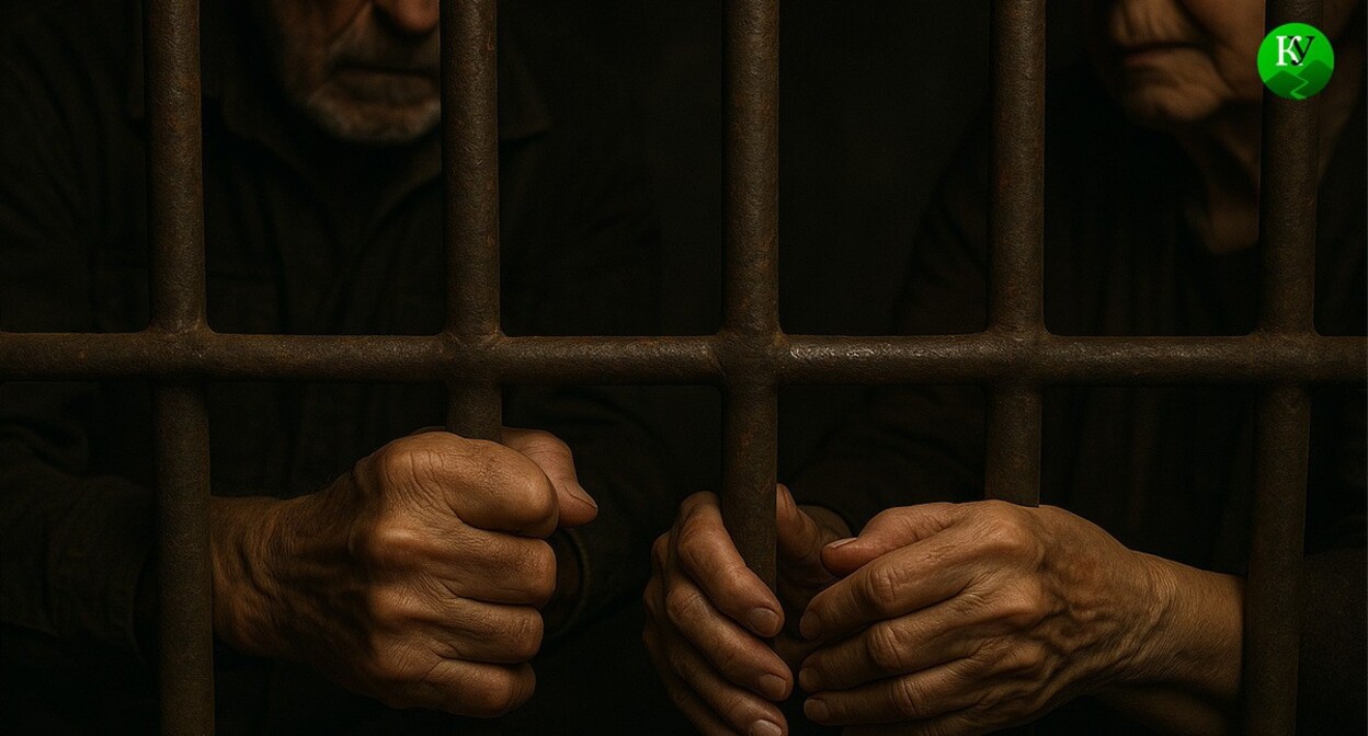 Пенсионеры за решеткой. Иллюстрация создана "Кавказским узлом" с помощью ИИ в программе Copilot Пенсионеры за решеткой. Иллюстрация создана "Кавказским узлом" с помощью ИИ в программе Copilot