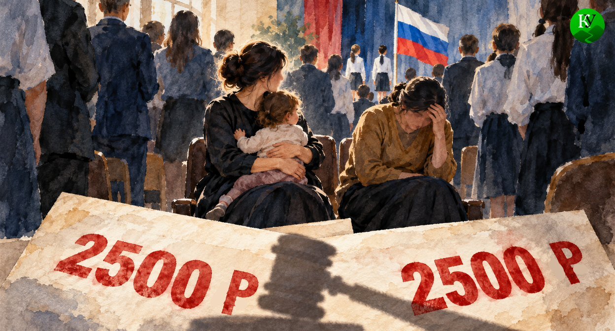 Исполнение гимна. Иллюстрация создана «Кавказским узлом» с помощью ИИ в программе Copilot