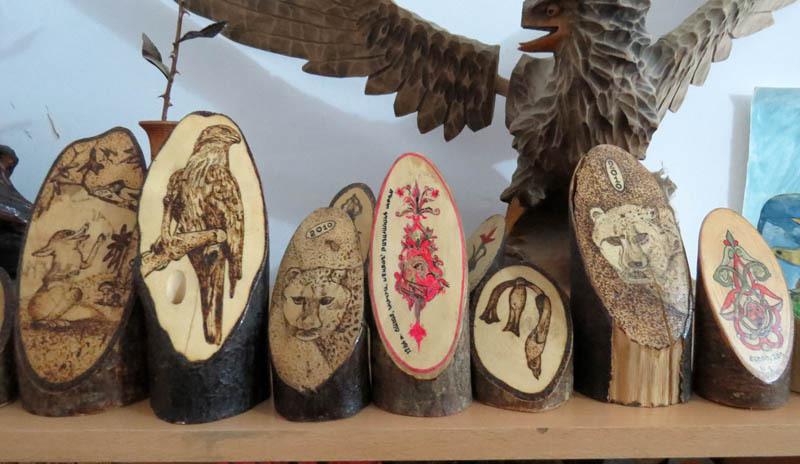 Художественная обработка дерева (с.Марьямадзор). Сувениры.